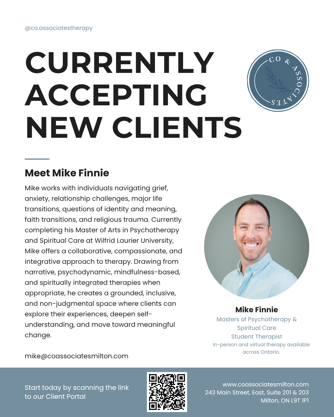 Meet Mike Finnie: Making Therapy More Accessible at Co & Associates